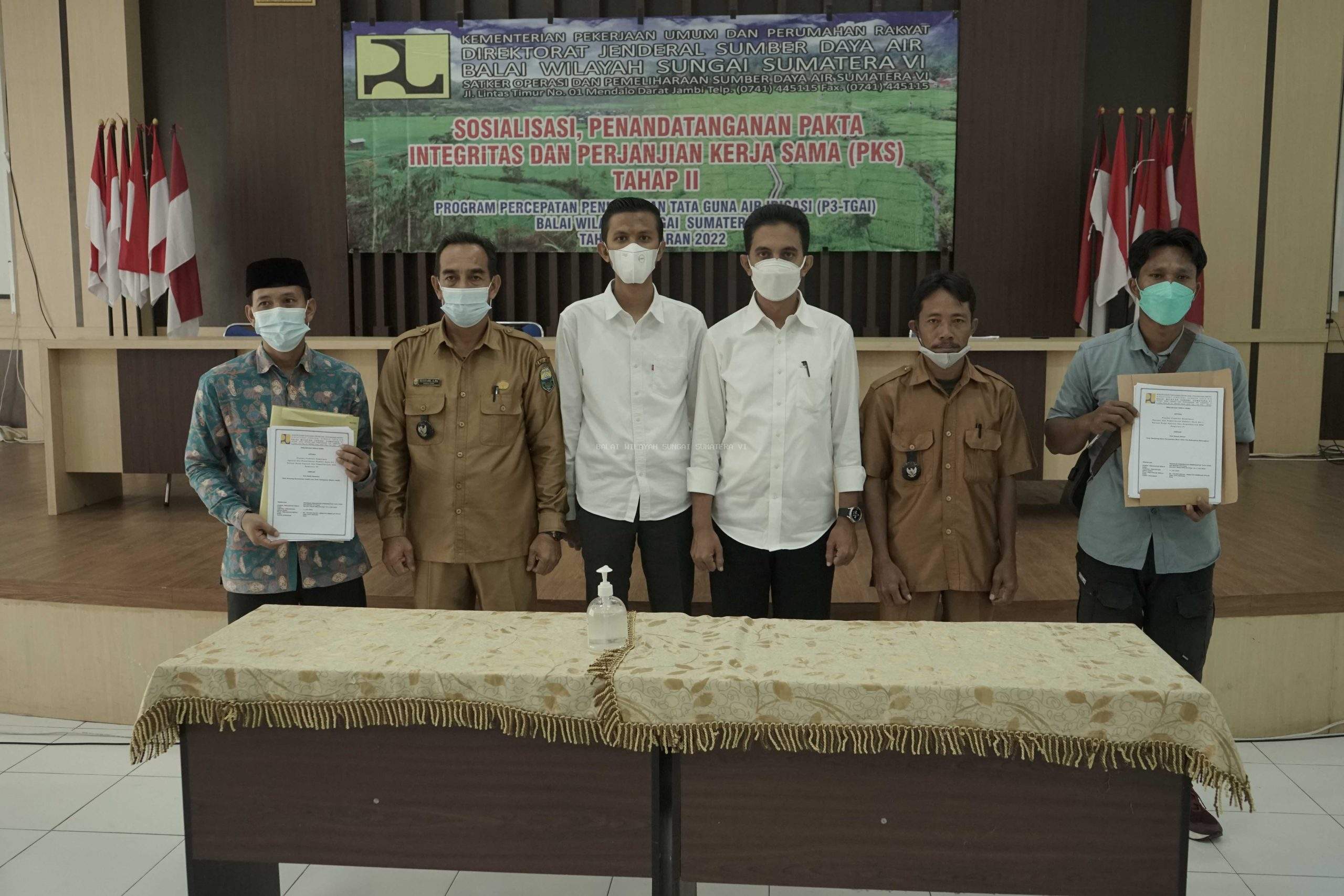 Sosialisasi, Penandatanganan Pakta Integritas dan Perjanjian Kerjasama (PKS) P3-TGAI Tahap II