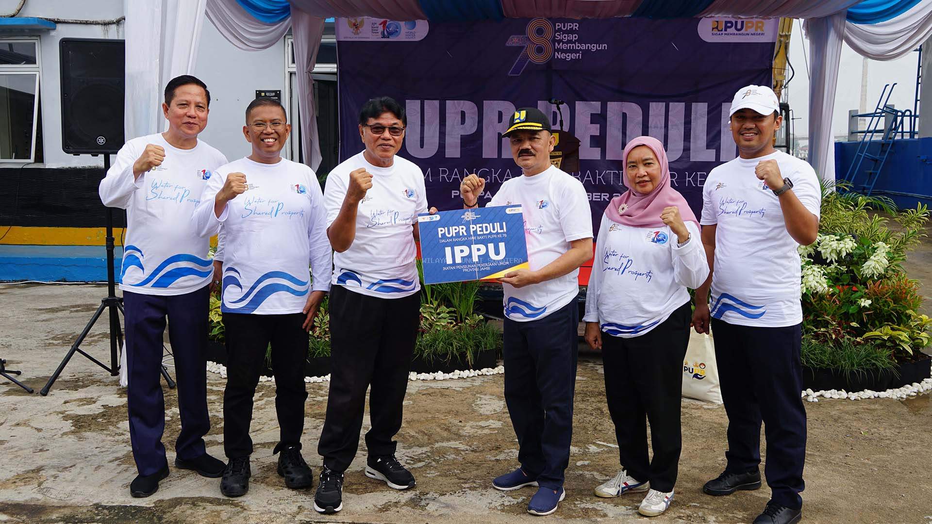 Donasi PUPR Peduli dalam rangka Peringatan Hari Bakti PU ke-78